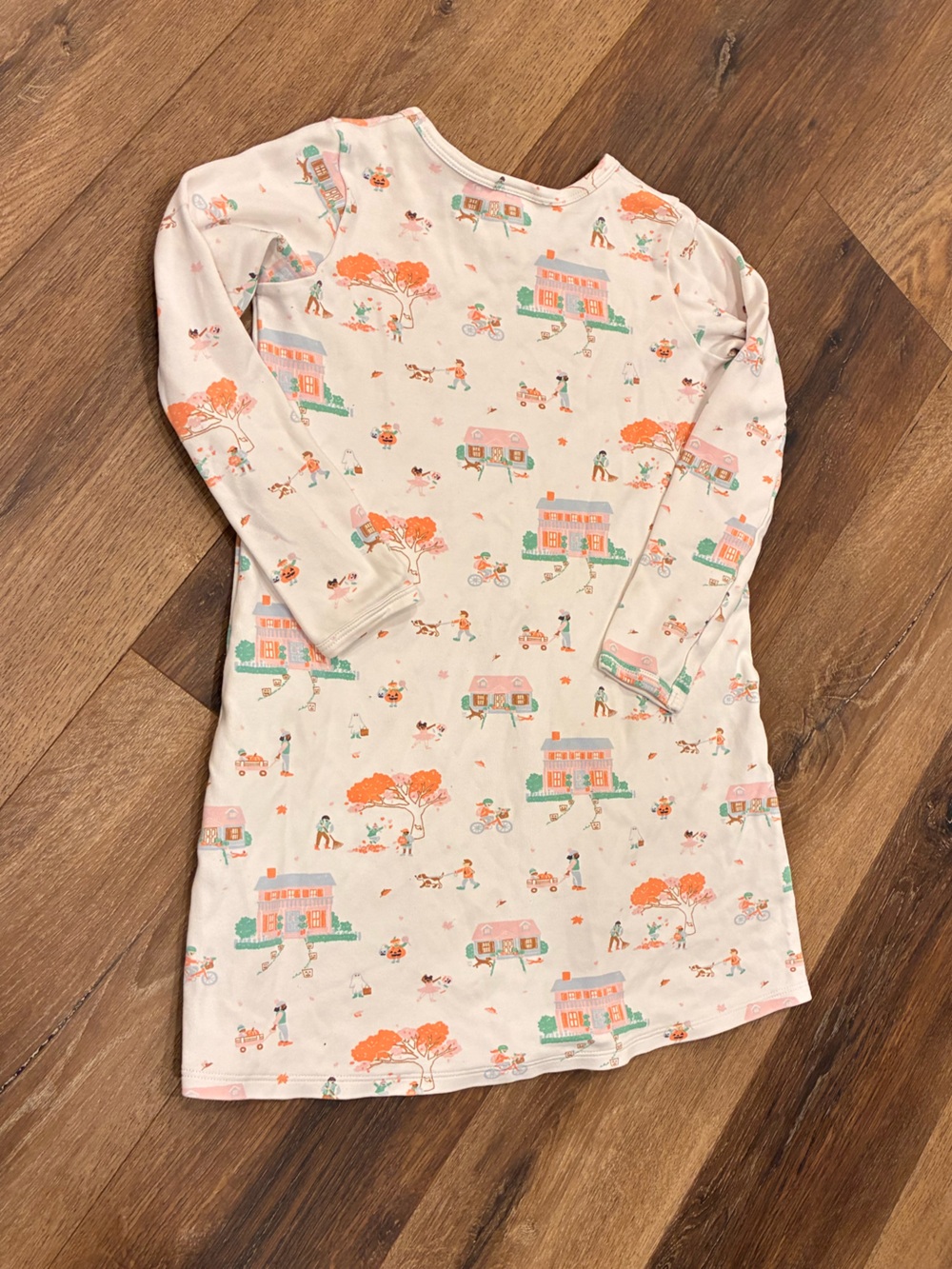 The Beaufort Bonnet Company Fall Scene Dress Thanksgiving Autumn Pumpkin 10 Girl - Picture 6 of 12